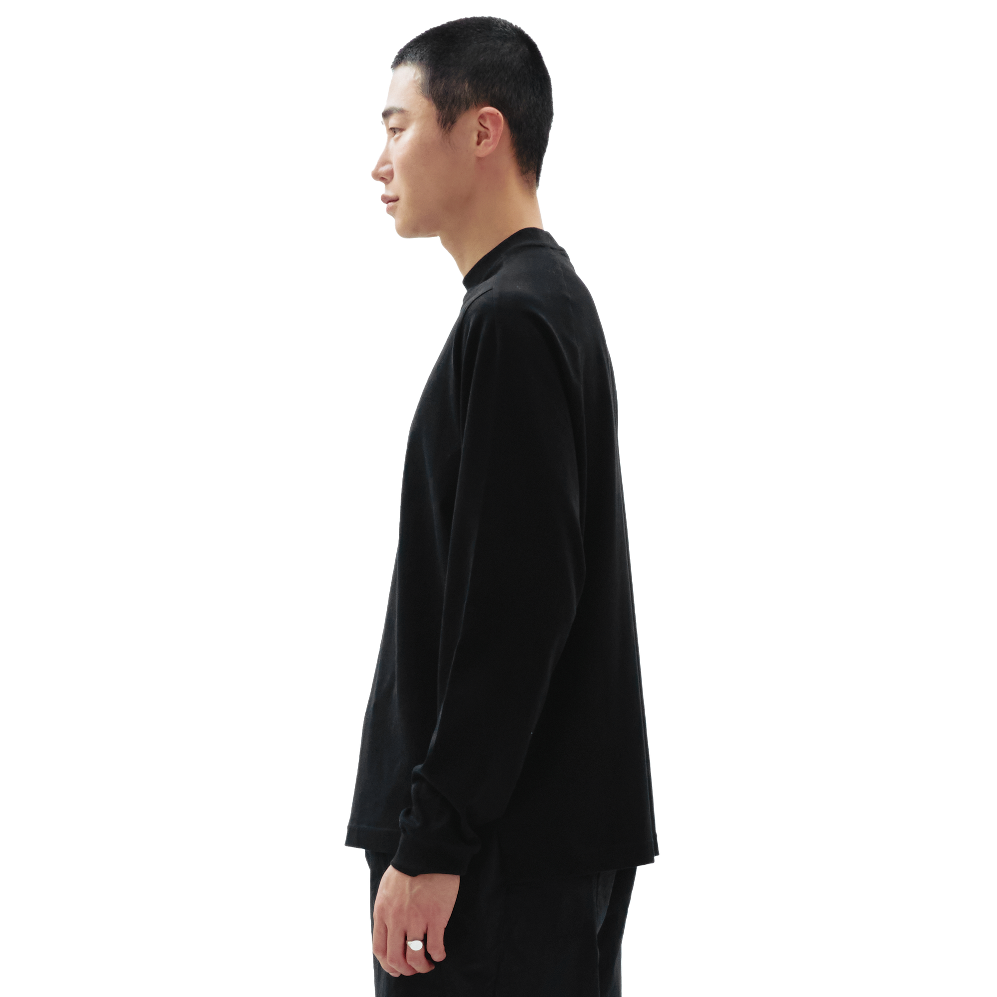 TYPE 002 (Mock neck LS Relaxed Tee)